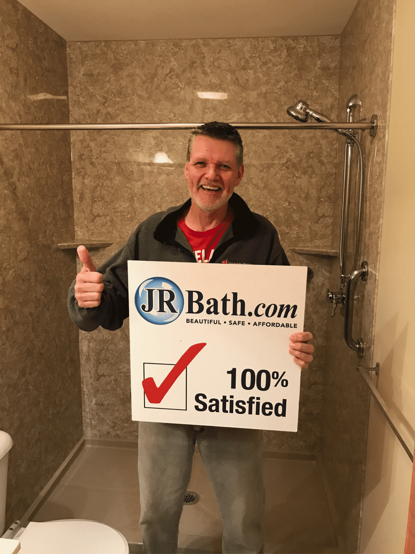 Home JRBath 8 bathroom remodeling, bath remodel, bathroom renovation, tub and shower conversion, tub and shower updates, convert tub to shower, walk-in tubs, walk-in showers, shower bases, bathtub replacement, bathroom replacement, bathroom removal, re-bath, bathroom experts, aging in place bathrooms, ADA bath remodel, ADA compliant bathroom remodeling, slip resistant shower, low threshold shower bases, aging & accessibility options, safe bathroom remodel for seniors, handicap accessible bathroom remodel
